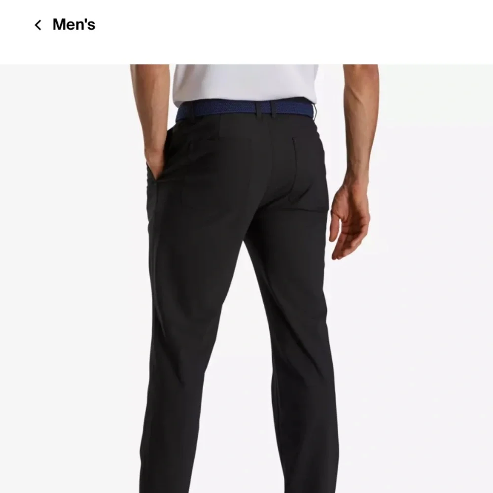 NWT FootJoy Performance Knit Pants in Black W32/L32 - Picture 4 of 5